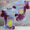Aston Villa FC Blue Claret T-Shirt V10