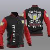 Aston Villa FC One Life One Love Black Red Baseball Jacket