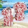 Brentford FC Red Flower Tropical Hawaiian Shirt V3