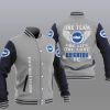 Brighton Hove Albion FC Grey One Team Baseball Jacket