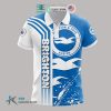 Brighton & Hove Albion FC White Blue Polo Shirt