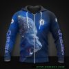 Chelsea FC Blue Lion Zip Up Hoodie