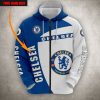 Chelsea FC Custom Name Zip Up Hoodie V1