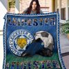 Leicester City FC Blue Quilt Blanket