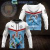 Manchester City Erling Haaland White Blue Pullover Hoodie