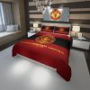 Manchester United Red Black Bedding Set