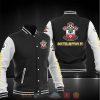 Southampton FC Black Grey Baseball Jacket