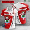 Southampton FC Custom Name Red White Polo Shirt