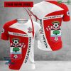 Southampton FC Custom Name Red White T-Shirt