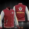 Southampton FC Red Gray Baseball Jacket