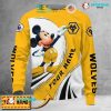Wolverhampton Wanderers FC Custom Name Mickey Sweatshirt