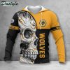 Wolverhampton Wanderers FC Skull Pullover Hoodie