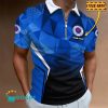 Rangers FC Custom Name Special Edition Zipper Polo Shirt