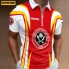 Sheffield United FC Custom Name Limited Edition Zipper Polo Shirt
