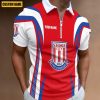 Stoke City FC Custom Name Limited Edition Zipper Polo Shirt