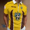 Sutton United FC Custom Name Special Edition Zipper Polo Shirt