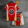 Sheffield United FC Custom Name Special Edition T-Shirt And Shorts