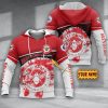 Brentford FC Custom Name Sporty Style Pullover Hoodie