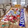 Leicester City FC Custom Name Sports Edition Floor Rug