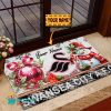 Swansea City AFC Custom Name Special Edition Rubber Doormat