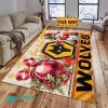 Wolverhampton Wanderers FC Custom Name Sports Edition Floor Rug