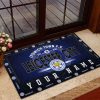 Leicester City FC Custom Name New Edition Rubber Doormat