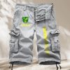 Norwich City FC Custom Name New Style Cargo Shorts