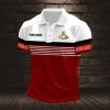 Doncaster Rovers FC Custom Name New Edition Striped Polo Shirt