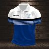 Preston North End FC Custom Name New Edition Striped Polo Shirt