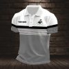 Swansea City AFC Custom Name New Edition Striped Polo Shirt