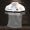 Watford FC Custom Name New Edition Striped Polo Shirt