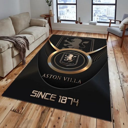 Aston Villa FC New Edition Floor Rug Aston Villa FC New Edition Floor Rug