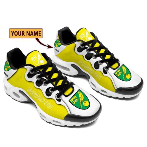 Norwich City FC Custom Name Air Max Plus Shoes
