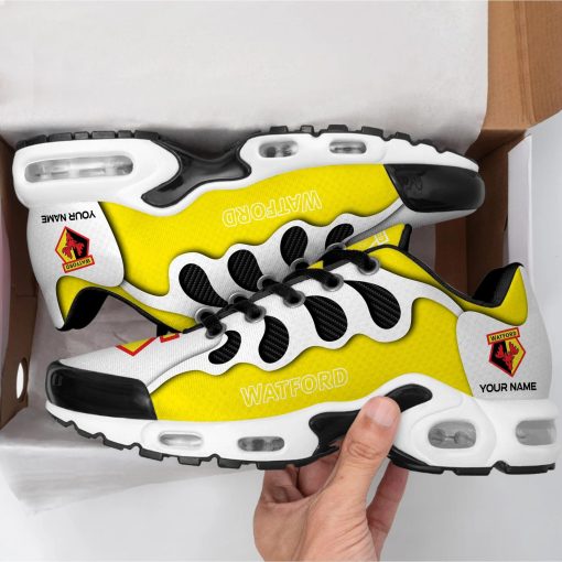 Watford FC Custom Name Air Max Plus Shoes
