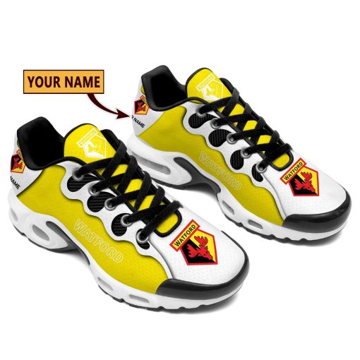 Watford FC Custom Name Air Max Plus Shoes