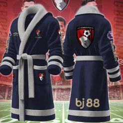 AFC Bournemouth Custom Name New Version Fleece Bathrobe