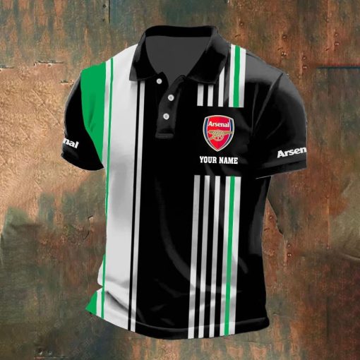 Arsenal FC Custom Name New Version Polo Shirt Arsenal FC Custom Name New Version Polo Shirt