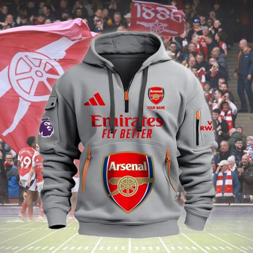Arsenal FC New Version Quarter Zip Hoodie