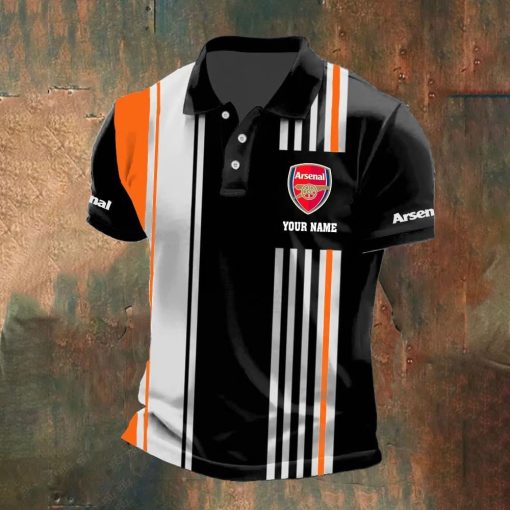 Arsenal FC Custom Name New Version Polo Shirt Arsenal FC Custom Name New Version Polo Shirt