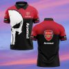Arsenal FC Custom Name New Edition Skull Polo Shirt