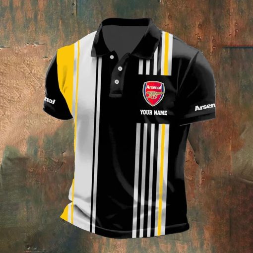 Arsenal FC Custom Name New Version Polo Shirt Arsenal FC Custom Name New Version Polo Shirt