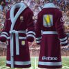 Aston Villa FC Custom Name New Version Fleece Bathrobe