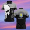 Aston Villa FC Custom Name New Edition Skull Polo Shirt