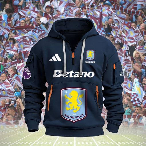 Aston Villa FC New Version Quarter Zip Hoodie