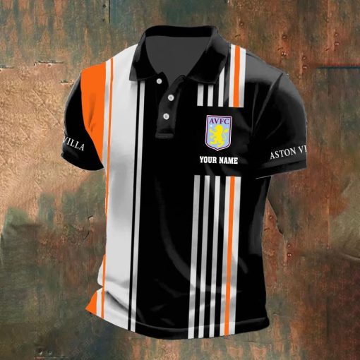 Aston Villa FC Custom Name New Version Polo Shirt Aston Villa FC Custom Name New Version Polo Shirt