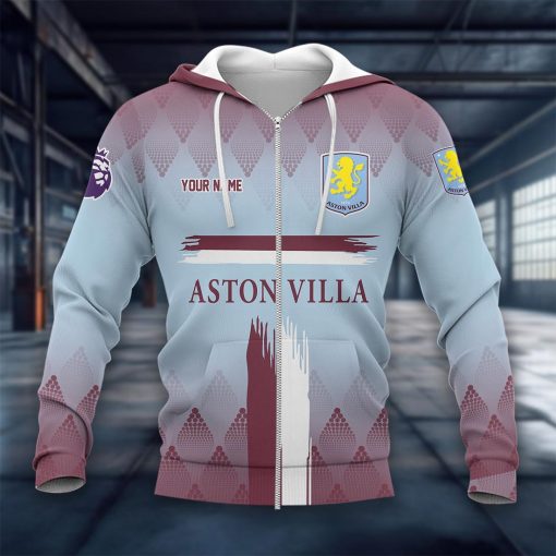 Aston Villa FC Custom Name New Edition Daily Fit Wear