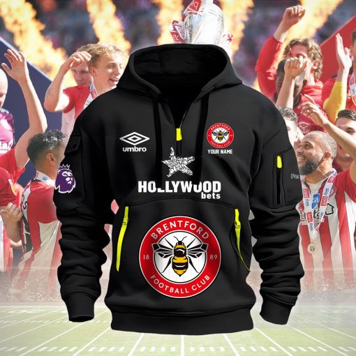 Brentford FC New Version Quarter Zip Hoodie