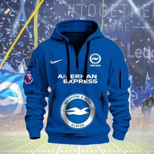 Brighton Hove Albion FC New Version Quarter Zip Hoodie