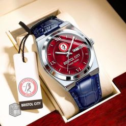 Bristol City FC Custom Name New Version Signature Watch