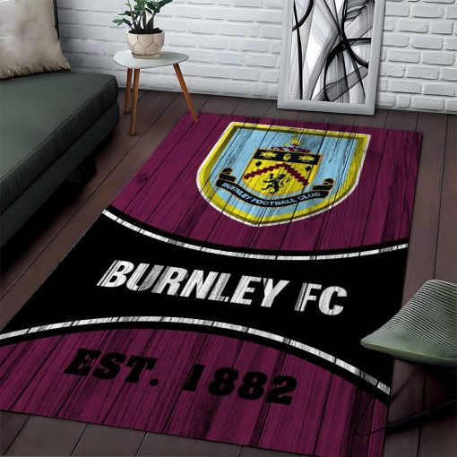 Burnley FC New Version Floor Rug Burnley FC New Version Floor Rug
